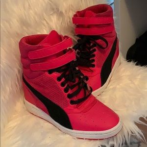 Puma high top sneakers